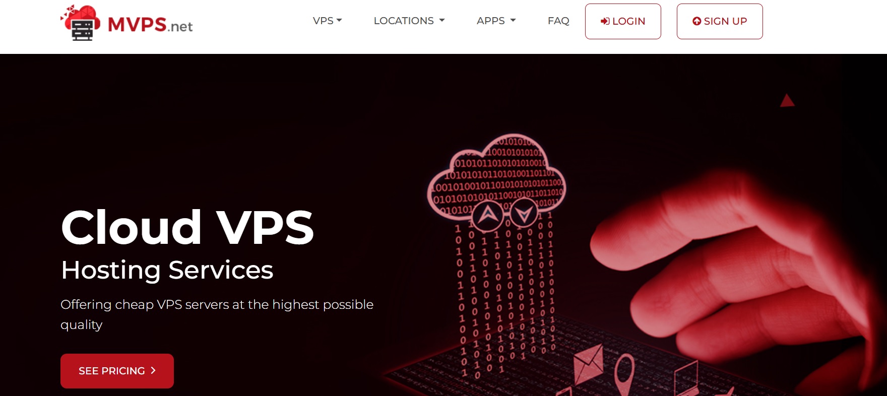 MVPS homepage screenshot