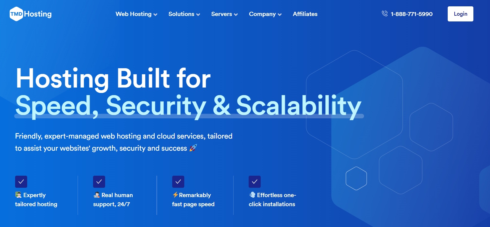 TMDHosting homepage screenshot