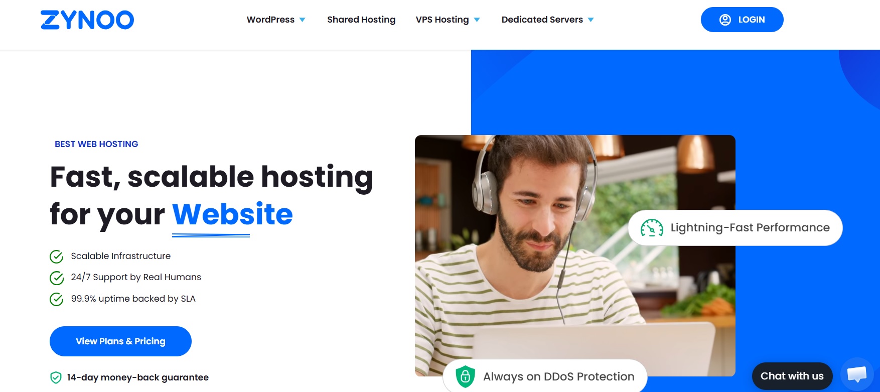 ZYNOO homepage screenshot