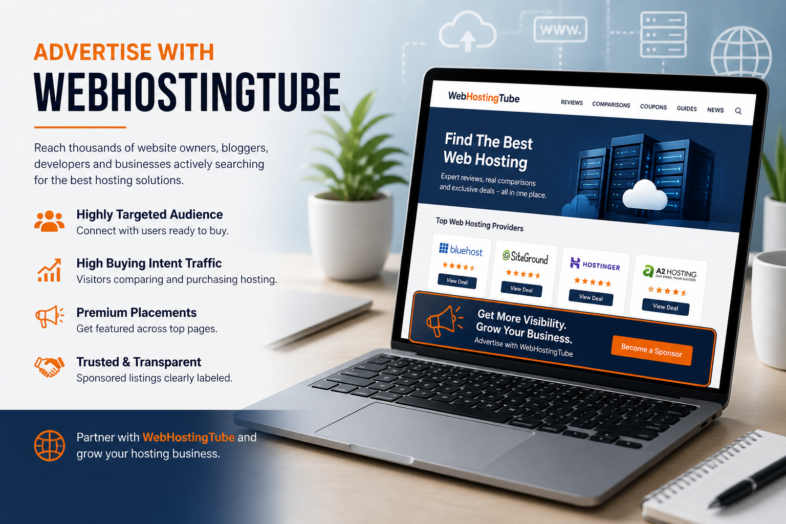 Hosting advertising and sponsorship opportunities